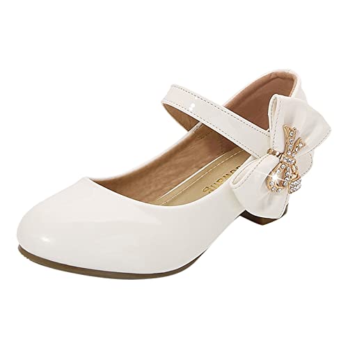 XUEJIANN Kinder Prinzessinnen Schuhe Schuhe MäDchen Party Festlich Ballerina Schuhe Mary Jane Prinzessin Hochzeit Mädchen Prinzessin Schuhe Kinderschuhe Mädchen von XUEJIANN