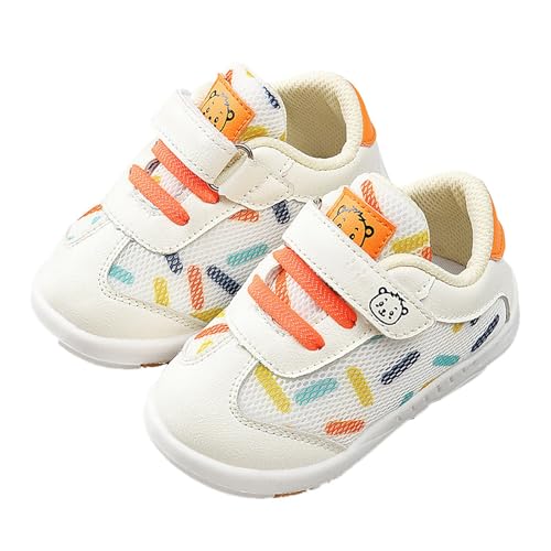 XUEJIANN Sandalen Kinder 22 Sommer-Säuglingskleinkind-Mädchen-Jungen-Schuhe Sandalen mit flachem Boden, nicht slio, halboffene Spitze, atmungsaktive, weiche Schuhe (a-Beige, 20 Infant) von XUEJIANN