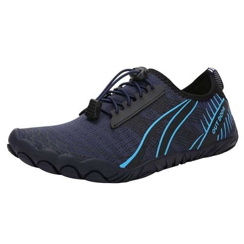 XUEJIANN Schuhe Herren 42 Winter Herren und Damen, Tauch-/Strandschuhe, Barfuß-Tauchschuhe, Schwimm-/Watschuhe, Strandschuhe, Regenstiefel, Regenstiefel Sneaker Herren Partner Piste (Blue, 36) von XUEJIANN