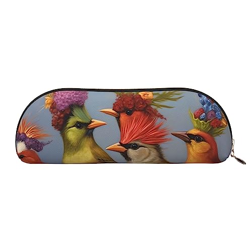 XVBCDFG Animal Party Bedrucktes Federmäppchen Stand Up Bleistift Beutel Kleine Bleistifthalter Fall Schreibwaren Organizer Make-up-Tasche mit Reißverschluss, gold, Einheitsgröße, Taschen-Organizer von XVBCDFG