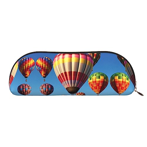 XVBCDFG Heißluftballons Bedrucktes Federmäppchen Stehen Bis Bleistift Beutel Kleine Bleistifthalter Fall Schreibwaren Organizer Make-up Tasche mit Reißverschluss, gold, Einheitsgröße, von XVBCDFG