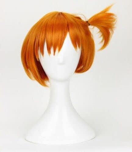 Anime Cosplay Damen Perücke Stil kurze orange Cosplay Perücke Kostüm Perücken Cos Haar Halloween Perücke von XXSLY