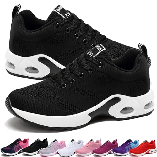 XXXKAIXN Orthopädische Schuhe Damen, Orthoback Schuhe Damen, Ergonomische Schuhe Damen, Orthopädische Turnschuhe Damen, Schmerzlinderungs-Schuh 35 EU-42 EU (Schwarz,41 EU) von XXXKAIXN