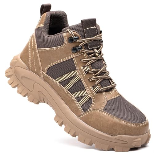 Sicherheitsschuhe Herren Damen Leicht Arbeitsschuhe Herren Sportlich Atmungsaktiv Stahlkappenschuhe Luftkissen Rutschfest Schutzschuhe Durchstoßfest Leicht Sicherheitsstiefel Komfort Atmungsaktiv36-48 von XYWSPSCV