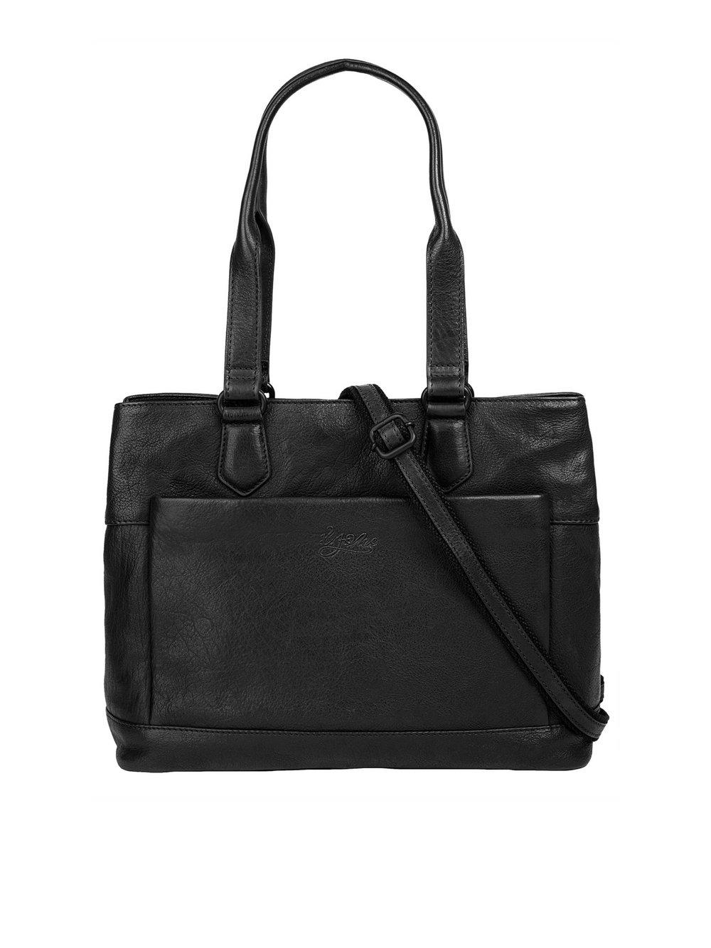 X-Zone Shopper Damen Leder, schwarz von XZONE