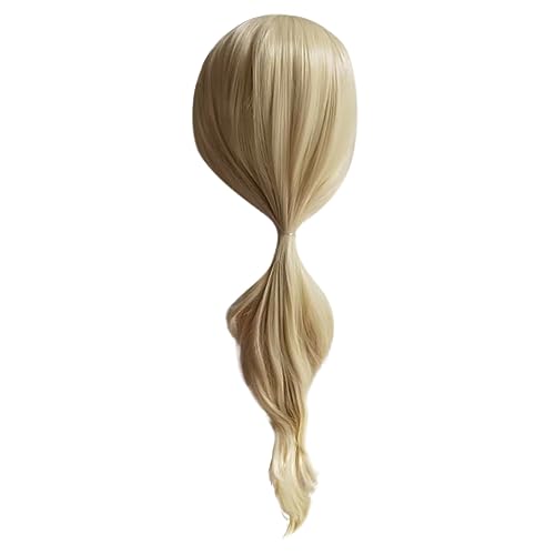 Perücke Damen Festival Zubehör Filmcharakter-Perücke, Mikro-Lockenhaar-Perücke, langes Haar, Cosplay-Perücke Wig Festival Zubehör Party Gadgets (Black, One Size) von Xbemkste