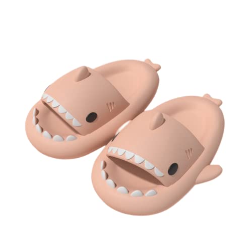 XinCDD Cloud Shark Slides, weiche Hai Sandalen, Pantoffeln aus Cartoon für Männer und Frauen (Rosa, little_kid, women, numeric_31, numeric_range, eu_footwear_size_system, numeric_32, medium) von XinCDD