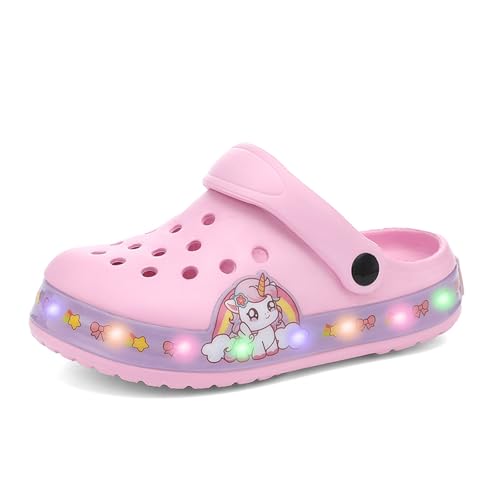 Kinder LED Clogs Jungen Hausschuhe Süße Mädchen Gartenschuhe Atmungsaktiv leichte Sandalen Badeschuhe rutschfeste EU 24-35 Kinder LED Clogs Jungen Hausschuhe Süße Mädchen Gartenschuhe Atmungsaktiv leichte Sandalen Badeschuhe rutschfeste EU 24-35 von Xinghuanhua