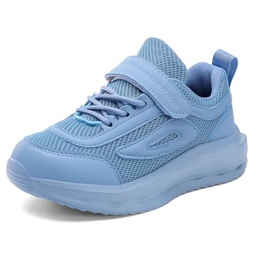 Kinder Schuhe Double Mesh Sport Laufschuhe Kinder Atmungsaktive Turnschuhe Mädchen Indoor Schuhe Kinder Casual Sneakers Road Running Schuhe Denim Blau 28 von Xinghuanhua