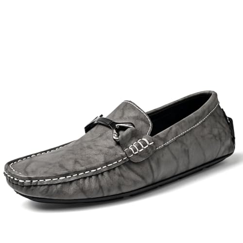 Xinghuanhua Herren Klassisch Mokassin Fahrende Schuhe Flache Hausschuhe Penny Loafers Weich Komfort Boot Schuhe von Xinghuanhua