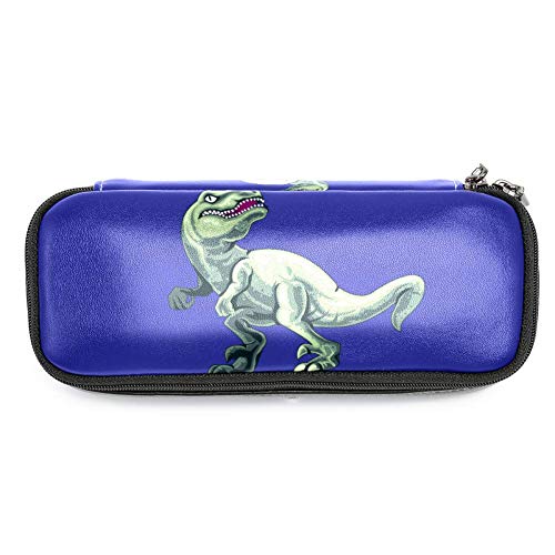 Mäppchen Grüner Dinosaurier Federmäppchen Stifttasche Halter Tasche Schreibwaren Organizer Box für Jungen Mädchen Studenten 19x7.5x3.8cm von Xingruyun