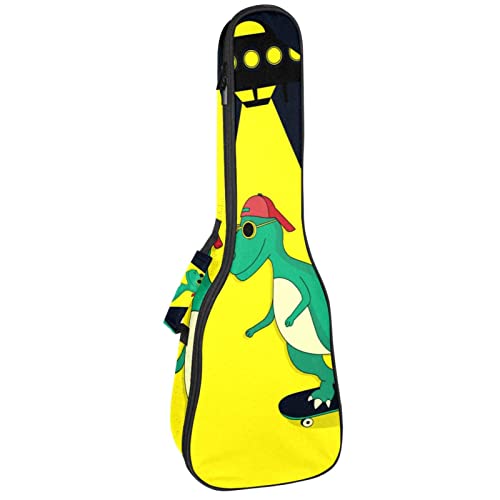 Ukulele Koffer Dinosaurier Ukulele Tasche 21 Zoll Wasserdicht Oxford Gig Bag Mit Tasche Jungen Mädchen von Xingruyun