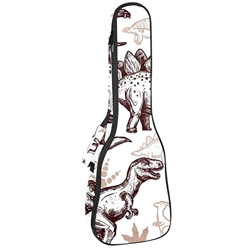 Ukulele Koffer Dinosaurier Ukulele Tasche 21 Zoll Wasserdicht Oxford Gig Bag Mit Tasche Jungen Mädchen von Xingruyun