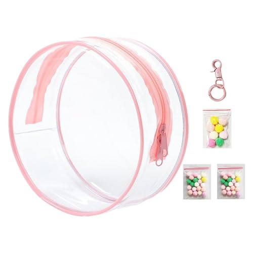 Xinhuju Transparente Figuren-Display-Ketten-Tasche, Puppensammlung, Aufbewahrung, Kette, rund, handgefertigt, transparent, Hunging Bag für Puppe, Figur, Statue, Spielzeug, Kosmetik, Schreibwaren, Xinhuju Transparente Figuren-Display-Ketten-Tasche, Puppensammlung, Aufbewahrung, Kette, rund, handgefertigt, transparent, Hunging Bag für Puppe, Figur, Statue, Spielzeug, Kosmetik, Schreibwaren, von Xinhuju