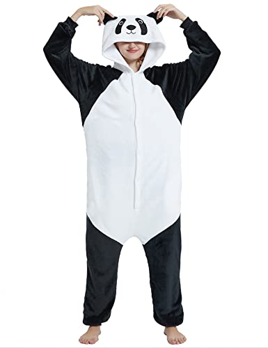 Einhorn Pyjamas Kigurumi Tierkostüm Jumpsuit Schlafanzug Unisex Erwachsene Cosplay Halloween Karneval Onesies Kostüm faschingskostüme Damen Herren von Xinlong