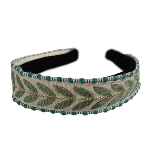 Mode Stirnband Bestickte Blattdetail Kopfstück Bequemes Haarstück Verstellbares Haardekoration Für Tägliche Verwendung Breiter Stoff Stirnbänder Für Frauen Mode Stirnband Bestickte Blattdetail Kopfstück Bequemes Haarstück Verstellbares Haardekoration Für Tägliche Verwendung Breiter Stoff Stirnbänder Für Frauen von Xinsheinelry