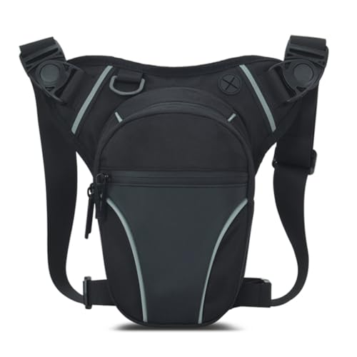 Xuanxi Wasserdichte Beintasche für Damen und Herren, Motorrad, Oberschenkeltasche, Bauchtasche, Hüfttasche für Outdoor, Wandern, Radfahren, Angeln, Schwarz Xuanxi Wasserdichte Beintasche für Damen und Herren, Motorrad, Oberschenkeltasche, Bauchtasche, Hüfttasche für Outdoor, Wandern, Radfahren, Angeln, Schwarz von Xuanxi