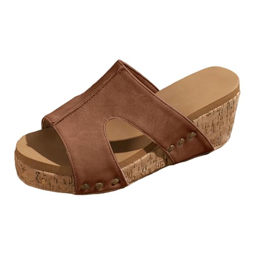 Xumilala Pantoletten Damen Flip Flops Frühling Sommer Hausschuhe Schuhe Orthopädische Keilabsatz Slides offene Zehen Slip-On dicken Boden atmungsaktiv große Größe Strand Sandalen Plattform Slipper Xumilala Pantoletten Damen Flip Flops Frühling Sommer Hausschuhe Schuhe Orthopädische Keilabsatz Slides offene Zehen Slip-On dicken Boden atmungsaktiv große Größe Strand Sandalen Plattform Slipper von Xumilala