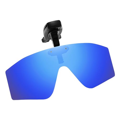 Xvilmaun Clip-on-Sonnenbrillen,Clip-on-Sonnenbrillen über Brillen,Clip-on-Sonnenbrillen für Herren - Sport-Sonnenbrille mit Clip-Hut, Clip-Sonnenbrille für Herren von Xvilmaun