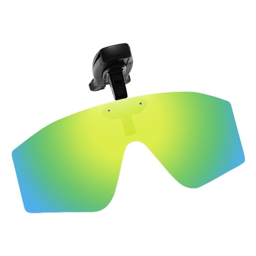 Xvilmaun Clip-on-Sonnenbrillen,Clip-on-Sonnenbrillen über Brillen - Nachtfahrbrille zum Aufstecken für Herren,Herren-Sonnenbrille zum Angeln, Radfahren, Wandern, Radfahren, Golf von Xvilmaun