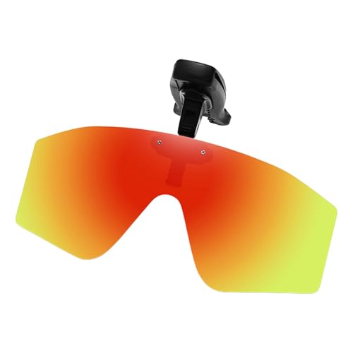 Xvilmaun Polarisierte Clip-Sonnenbrillen für Herren,Clip-on-Sonnenbrillen polarisiert | Sport-Sonnenbrille mit Clip-Hut - Herren-Sonnenbrille zum Angeln, Radfahren, Wandern, Radfahren, Golf von Xvilmaun