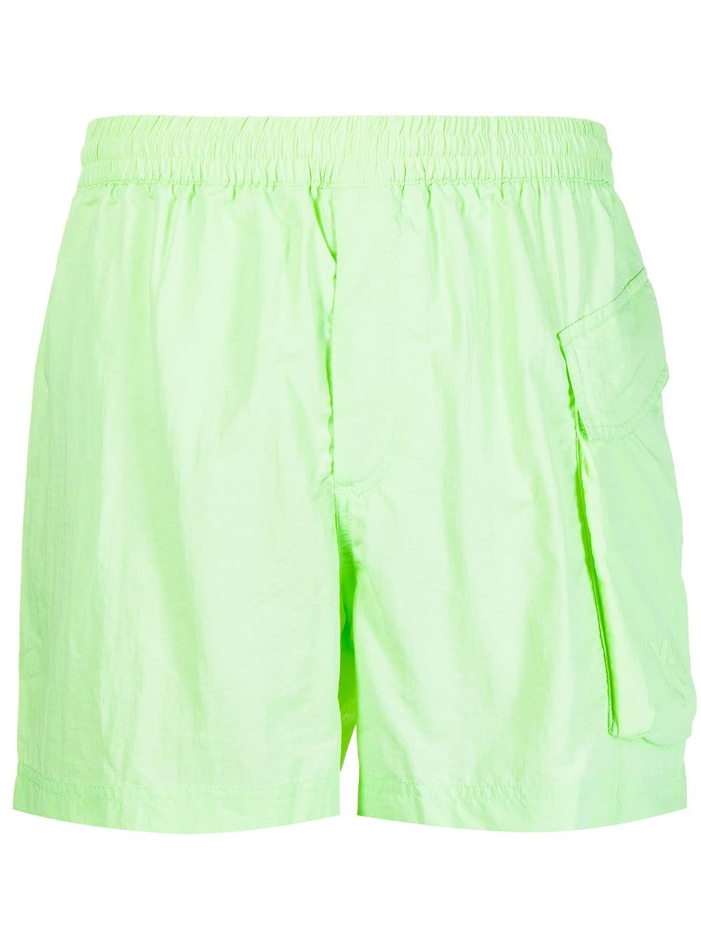 Y-3 Badeshorts im Utility-Look - Grün von Y-3