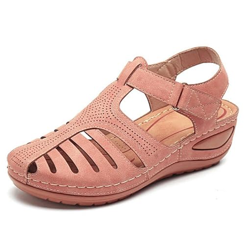 Y6GO9KSP Hochwertige Damensandalen, Damen-Walking-Sandalen mit dicker Sohle, Damen-Keilsandalen, Damen-Strandschuhe, Damenschuhe von Y6GO9KSP