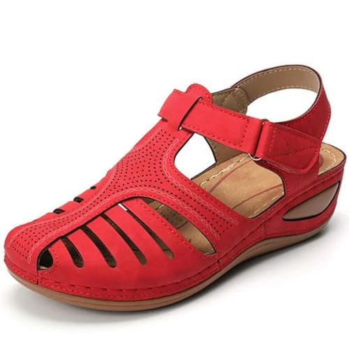 Y6GO9KSP Hochwertige Damensandalen, Damen-Walking-Sandalen mit dicker Sohle, Damen-Keilsandalen, Damen-Strandschuhe, Damenschuhe von Y6GO9KSP