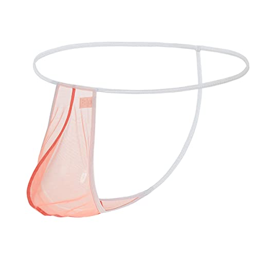 YAHWULAI Herren Low-Waist String, weich und bequem, leicht und dünn, Mesh-atmungsaktiv XL Orange YAHWULAI Herren Low-Waist String, weich und bequem, leicht und dünn, Mesh-atmungsaktiv XL Orange von YAHWULAI