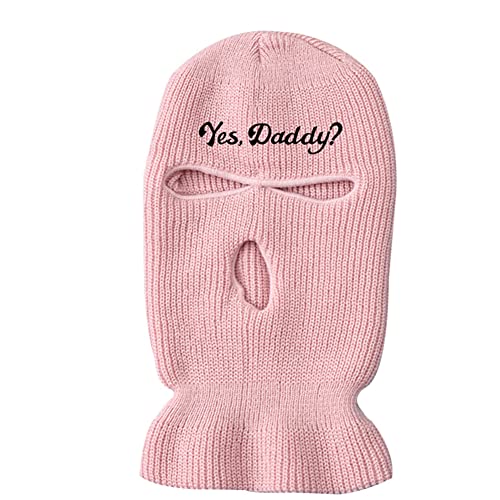 YAMEE Wintermütze Balaclava Damen Herren 3-Loch-Vollmasken-Skimaske Warme,Winter-Sturmhaube für Outdoor-Sportarten,Beanie Sturmmaske strickmütze Herren von YAMEE