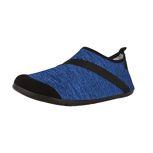 YANFJHV Indoor-Sportschuhe und Socken für Männer und Frauen, rutschfeste, leise Fitness-Laufschuhe für Erwachsene, Yoga-Socken, Schuhe für die frühe Bildung Outdoor Damenschuhe (Blue, D) von YANFJHV