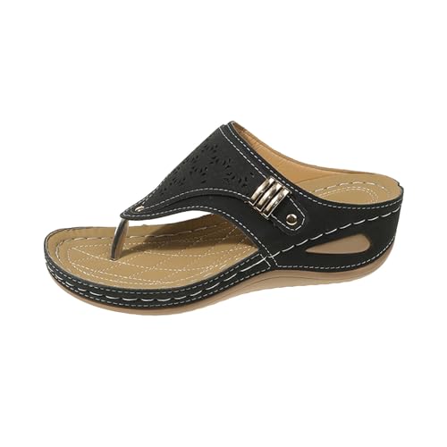 YANFJHV Plateau Flip Flops Damen Zehensandalen Slip-On Sandaletten Flipflop Mit Absatz Peeptoe Hausschuhe Slingback Strand Sandalen Bequem Sommersandalen Flach Römersandalen Bohemian Flipflop YANFJHV Plateau Flip Flops Damen Zehensandalen Slip-On Sandaletten Flipflop Mit Absatz Peeptoe Hausschuhe Slingback Strand Sandalen Bequem Sommersandalen Flach Römersandalen Bohemian Flipflop von YANFJHV