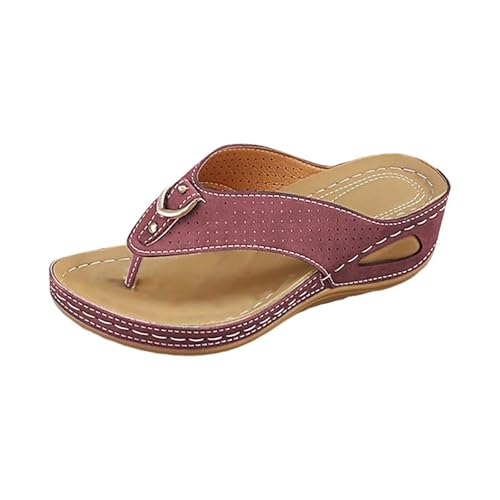 YANFJHV Zehensandalen Damen Leicht Keilsandaletten Mit Zehentrenner Peeptoe Pantoletten Slip-On Sandaletten Bequem Outdoorsandalen Flach Sommersandalen Plateau Flip-Flops Mit Weichen Sohlen YANFJHV Zehensandalen Damen Leicht Keilsandaletten Mit Zehentrenner Peeptoe Pantoletten Slip-On Sandaletten Bequem Outdoorsandalen Flach Sommersandalen Plateau Flip-Flops Mit Weichen Sohlen von YANFJHV