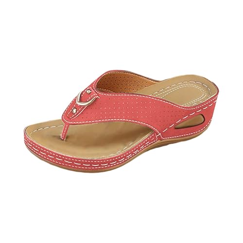 YANFJHV Zehensandalen Damen Leicht Keilsandaletten Mit Zehentrenner Peeptoe Pantoletten Slip-On Sandaletten Bequem Outdoorsandalen Flach Sommersandalen Plateau Flip-Flops Mit Weichen Sohlen YANFJHV Zehensandalen Damen Leicht Keilsandaletten Mit Zehentrenner Peeptoe Pantoletten Slip-On Sandaletten Bequem Outdoorsandalen Flach Sommersandalen Plateau Flip-Flops Mit Weichen Sohlen von YANFJHV