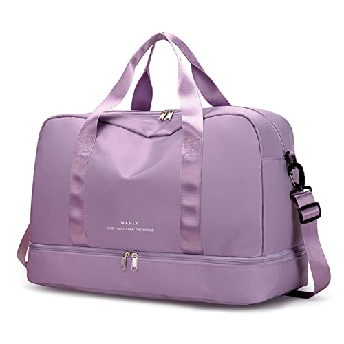 YAOGUI Reisetasche, Kabinentasche, Sporttasche für Damen und Herren, Reisetasche, Wochenendtraining, mit Schuhfach, Nasstasche, Schulterhandtasche, Hinweis:, Size reference picture von YAOGUI