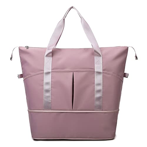 YAOGUI Reisetasche, Kabinentasche, Tasche für Damen, Turnbeutel, groß, erweiterbar, Reise-Wochenendtasche, Handgepäck, Workout-Tasche, Übernachtungstasche, Lieferumfang:, 16.53x8.66x11.02in von YAOGUI