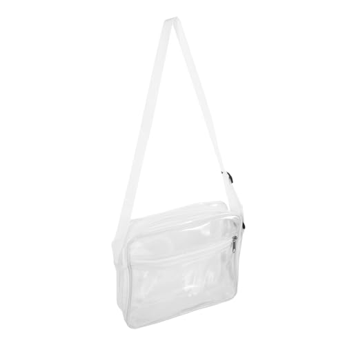 YARNOW transparente Umhängetasche Reise-Kosmetiktasche transparente kleine Tasche durchsichtige Kosmetiktasche tragbare Kosmetiktasche Handtaschen Umhängetasche für Damen klare Tasche PVC von YARNOW