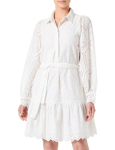 Y.A.S Damen YASHOLI LS Belt Dress S. NOOS Kleid, Star White, Small von YAS