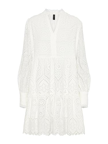 Y.A.S Damen YASHOLI LS Dress S. NOOS Kleid, Star White, S von YAS