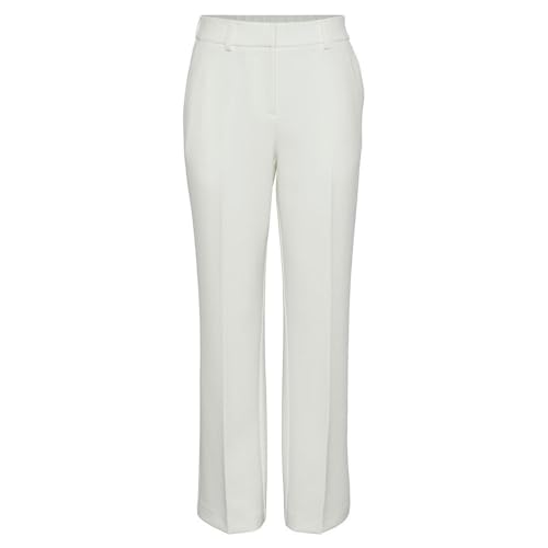 Y.A.S Damen YASLIKKA HW Pants S. NOOS Hose, Star White, Large von YAS