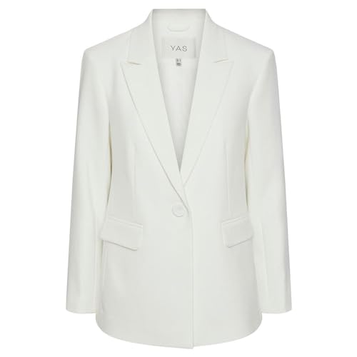 Y.A.S Damen YASLIKKA LS S. NOOS Blazer, Star White, XL von YAS