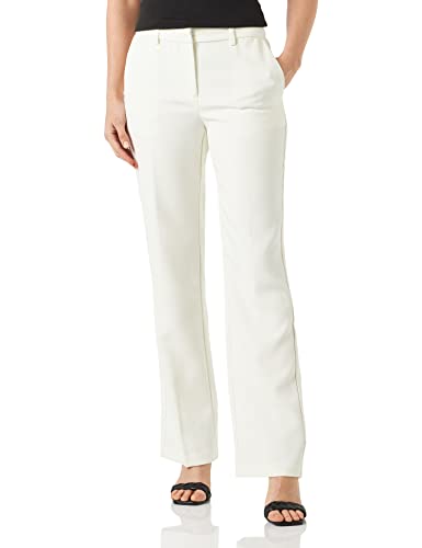 YAS Damen Yasbluris Mw Flared Pant Noos Anzughose, Star White, S EU von YAS