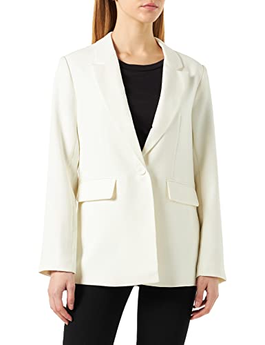 YAS Damen Yasbluris Noos Blazer, Star White, L EU von YAS