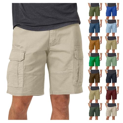 YCBMINGCAN Prime-Exclusive-Discount Cargo Shorts Herren Sommer Kurze Hosen Herren Männer Freizeithose Elastische Taille Kurze Hose Mit Taschen Outdoor Basic Wandershorts Vintage Bermuda Cargoshorts YCBMINGCAN Prime-Exclusive-Discount Cargo Shorts Herren Sommer Kurze Hosen Herren Männer Freizeithose Elastische Taille Kurze Hose Mit Taschen Outdoor Basic Wandershorts Vintage Bermuda Cargoshorts von YCBMINGCAN