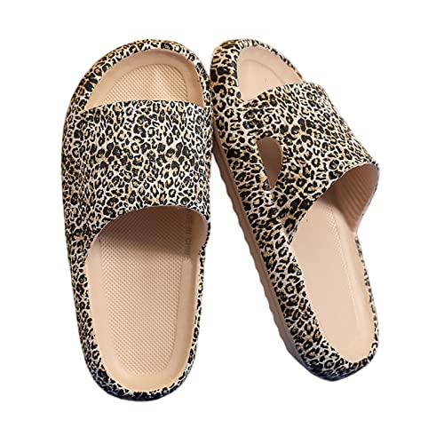 Orthoslipper Original Cozyslides Für Maximalen Komfort EVA Wolkenschuhe Hausschuhe Damen Herren Slippers (Leopard color, Erwachsene, Damen, 42, Numerisch (von/bis), EU Schuhgrößensystem, 43, M) von YCYATS