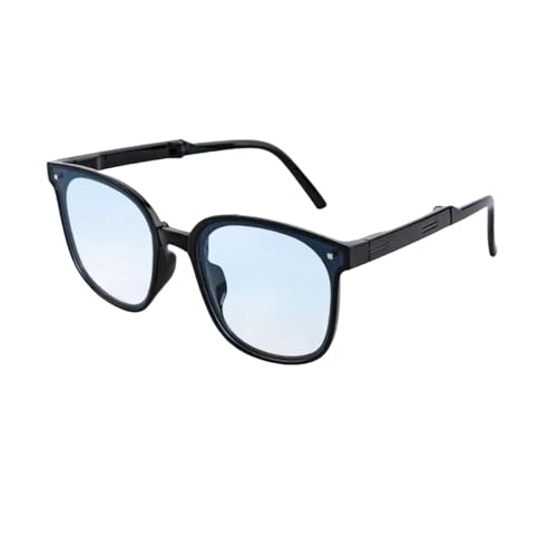 YDRABFLE Damen-Sonnenbrille Faltbare Sonnenbrille, Tragbarer, Ultraleichter Sonnenschutz, Uv-Schutz, Sonnenbrille Für Männer Und Frauen-Blau 2 von YDRABFLE