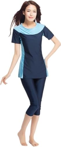 YEESAM Badeanzug für Damen, 2 Stück, Surfanzug, Muslimische Bademode Burkini - Blau - Höhe: 160-165 cm YEESAM Badeanzug für Damen, 2 Stück, Surfanzug, Muslimische Bademode Burkini - Blau - Höhe: 160-165 cm von YEESAM