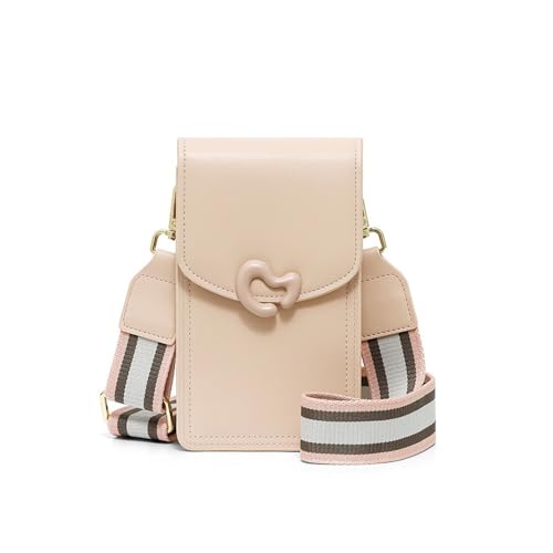 YETONADO Modische Damen-Geldbörse, PU-Leder, Mädchen, Umhängetasche, Handy, Kreditkarte, Münzaufbewahrung, minimalistische Umhängetasche, T6086-pink, Einheitsgröße YETONADO Modische Damen-Geldbörse, PU-Leder, Mädchen, Umhängetasche, Handy, Kreditkarte, Münzaufbewahrung, minimalistische Umhängetasche, T6086-pink, Einheitsgröße von YETONADO