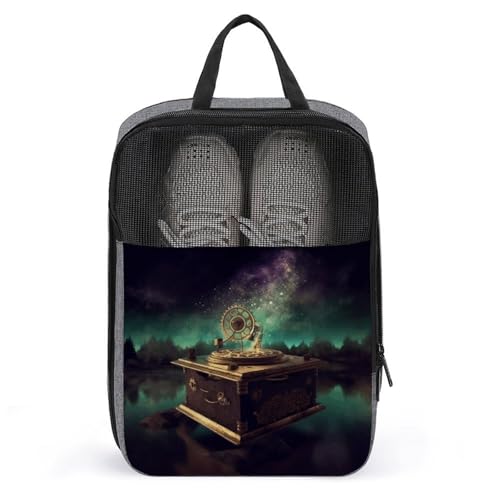 Reise-Schuhtasche, Traum-Spieluhr-Druck, Schuhtasche, Outdoor-Schuhbeutel, mit Reißverschluss, Schuhbeutel, für Herren und Damen, Stil, Einheitsgröße, modern, Stil:, Einheitsgröße, Modern Reise-Schuhtasche, Traum-Spieluhr-Druck, Schuhtasche, Outdoor-Schuhbeutel, mit Reißverschluss, Schuhbeutel, für Herren und Damen, Stil, Einheitsgröße, modern, Stil:, Einheitsgröße, Modern von YHEGBFD