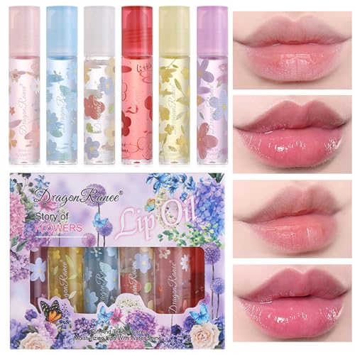 YIBABY 6 Stück Roll-On Lipgloss Set, Farblos Lipgloss Durchsichtig Lippenöl, Lip Gloss für Langanhaltend Glossy Pflegende Lippen YIBABY 6 Stück Roll-On Lipgloss Set, Farblos Lipgloss Durchsichtig Lippenöl, Lip Gloss für Langanhaltend Glossy Pflegende Lippen von YIBABY